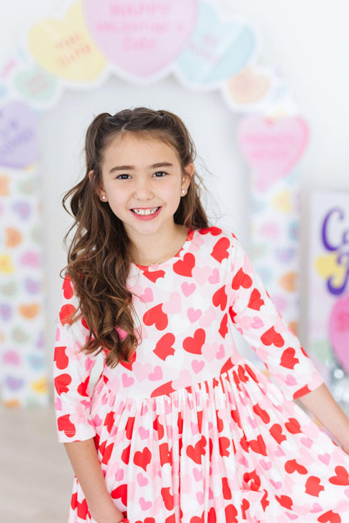be-mine-3-4-sleeve-pocket-twirl-dress Mila &  Rose - Sophia's Style--4T--5